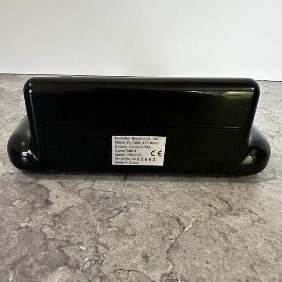 EXCALIBUR Game Time 2 Ultimate Gaming Chess Clock #750GT-2 - Picture 4 of 6